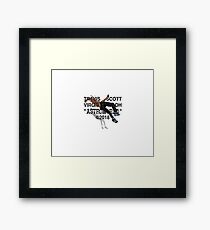 Virgil Astroworld Tee Framed Print