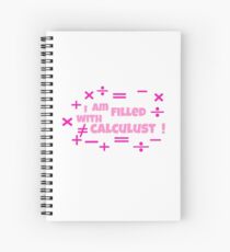 Cuaderno de espiral ¡Estoy lleno de cálculo!