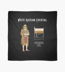 Abide, The Dude White Russian Recipe T Shirt, Unique Design Scarf