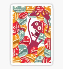 Overwhelmed Sticker