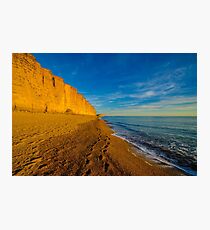 Footsteps in the sand Photographic Print