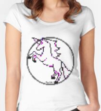 Rough Unicorn by RootCat Women's Fitted Scoop T-Shirt