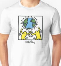 Keith Haring, Earth, Peace Unisex T-Shirt