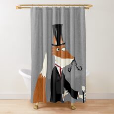 Herr Fox Duschvorhang