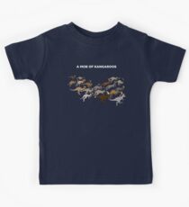 A Mob of Kangaroos Kids Tee