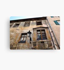 Derelict Facade Canvas Print