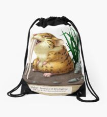 Sabre-toothed Hamster Drawstring Bag
