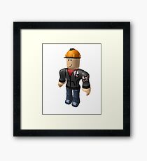 Roblox Builderman Framed Print