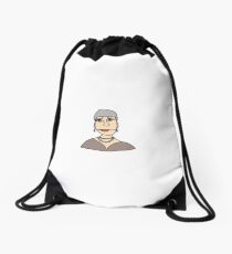 Older pretty woman Drawstring Bag