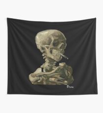 Van Gogh, Head of Skeleton T Shirt, Artwork Reproduction Wall Tapestry