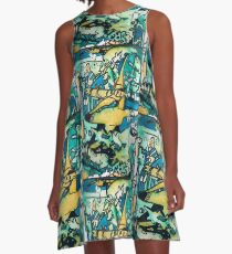 Snorkel transportation authority A-Line Dress