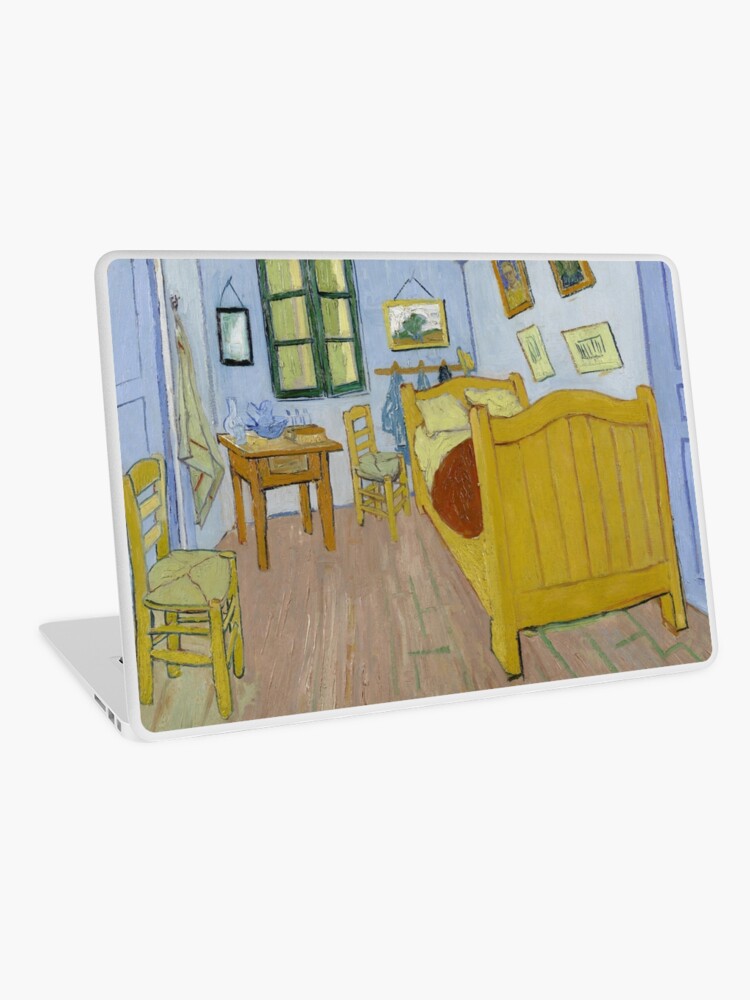 Van Gogh The Bedroom 1888 T Shirt Artwork Reproduction Tshirts Bags Posters Prints Men Women Kids Laptop Skin