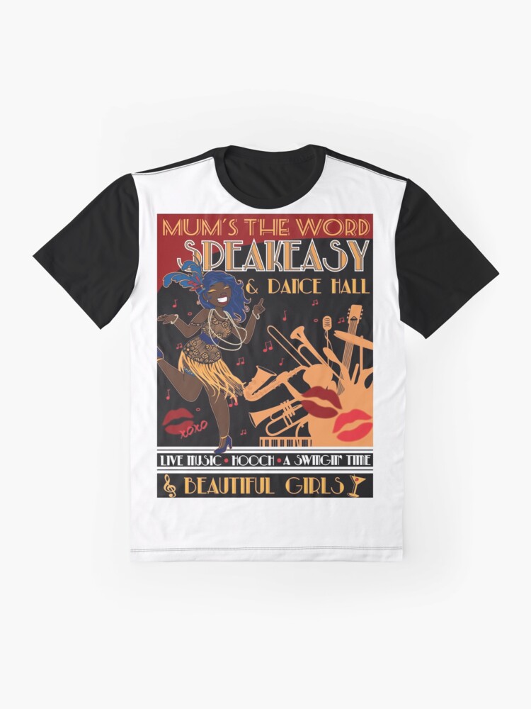 Alternate view of Deco Dance Hall 2 Graphic T-Shirt