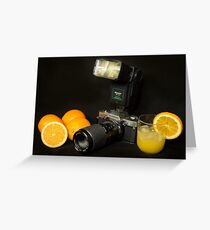 Olympus and the Oranges Greeting Card
