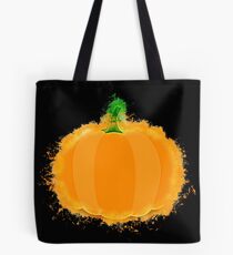 Pumpkin cartoon glowing Art Tote Bag