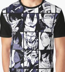 Aizawa Shota Collage Grafik T-Shirt