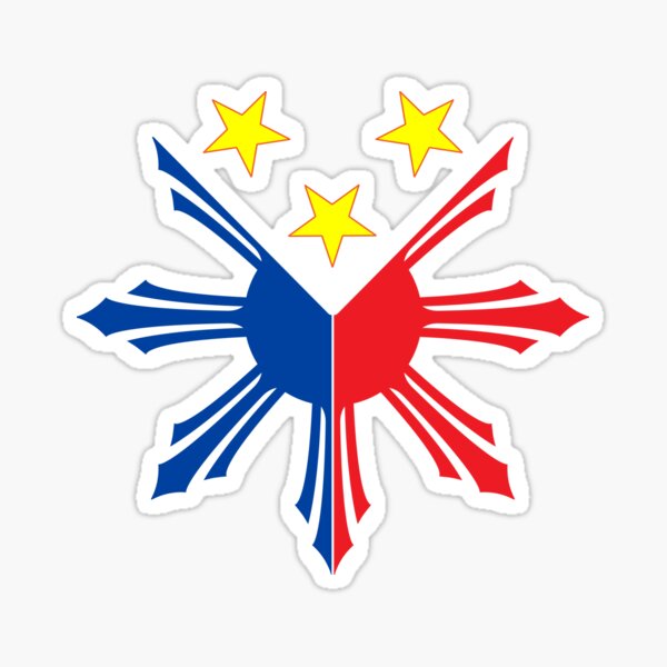 Philippines sun and stars Sticker
