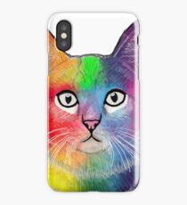 Rainbow cat iPhone Case