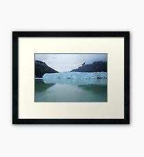 Wanderlust Alaska Blue Glacier Framed Print