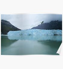 Wanderlust Alaska Blue Glacier Poster