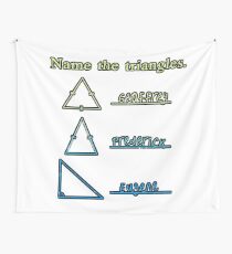 Name The Triangles Wall Tapestry