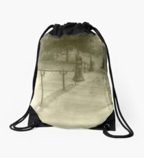 Stairs in Paris Drawstring Bag