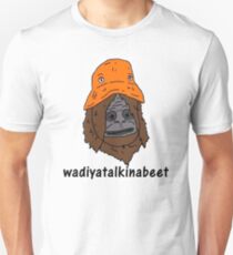 sassy wadiyatalkinabeet orange hat Unisex T-Shirt