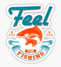 Feel The Fishing Sticker