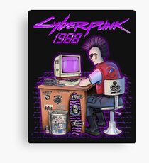Real Cyber - Punk in 1988 Canvas Print