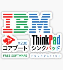 Pegatina Fundación de software libre IBM Lenovo ThinkPad X230 Coreboot