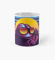 Rare Outrun Pepe the Frog Mug