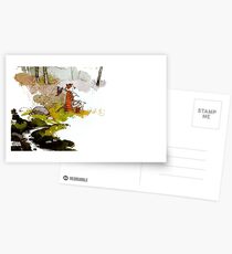 Calvin and Hobbes - Let's Go Exploring! Postcards