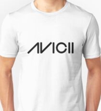 Avicii enlarged black text Unisex T-Shirt
