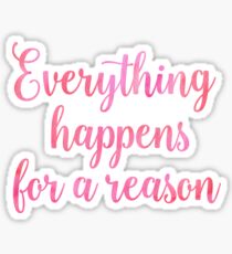 Inspirational Watercolor Quote Sticker