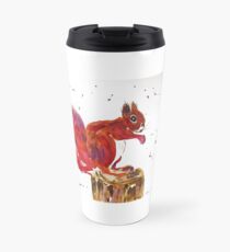 Red Squirrel Travel Mug
