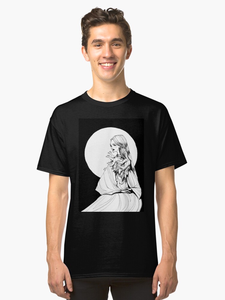 Alternate view of Lady with Ferrets Classic T-Shirt