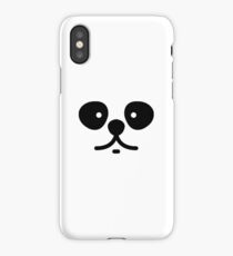 Cute Panda Face iPhone Case
