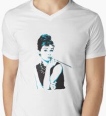 Audrey Hepburn Men's V-Neck T-Shirt