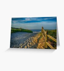 This Way To The Beach Greeting Card