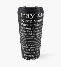 Jordan Peterson's Advice Travel Mug