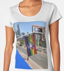 Toronto Blue Jays Pride Flag Women's Premium T-Shirt