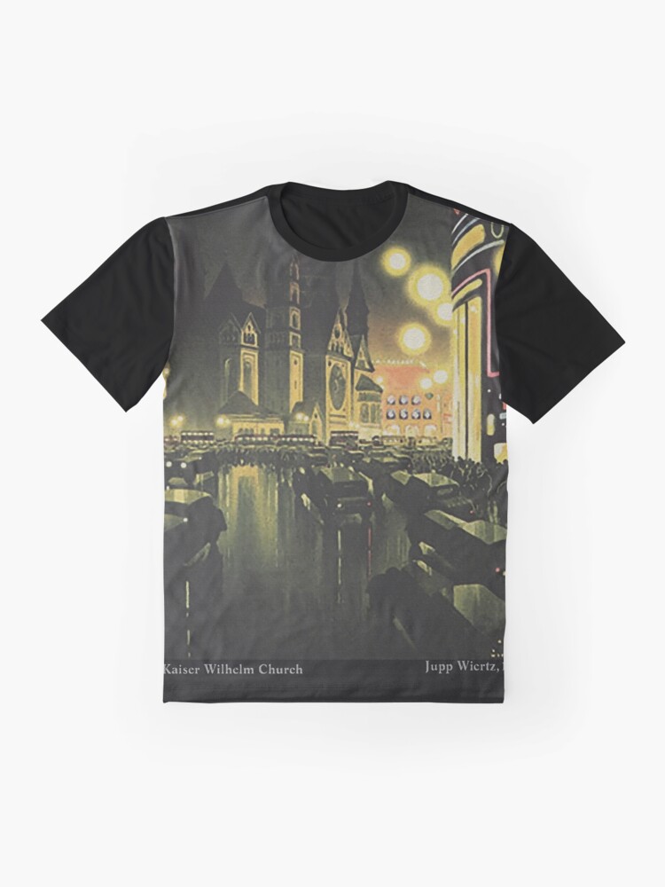 Alternate view of Berlin at Night, 1939 Graphic T-Shirt