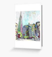 The Streets of San Francisco California Greeting Card