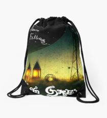 The Moon Has Fallen Album Artwork Drawstring Bag