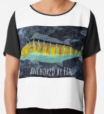 Von der Finne verankert Chiffontop