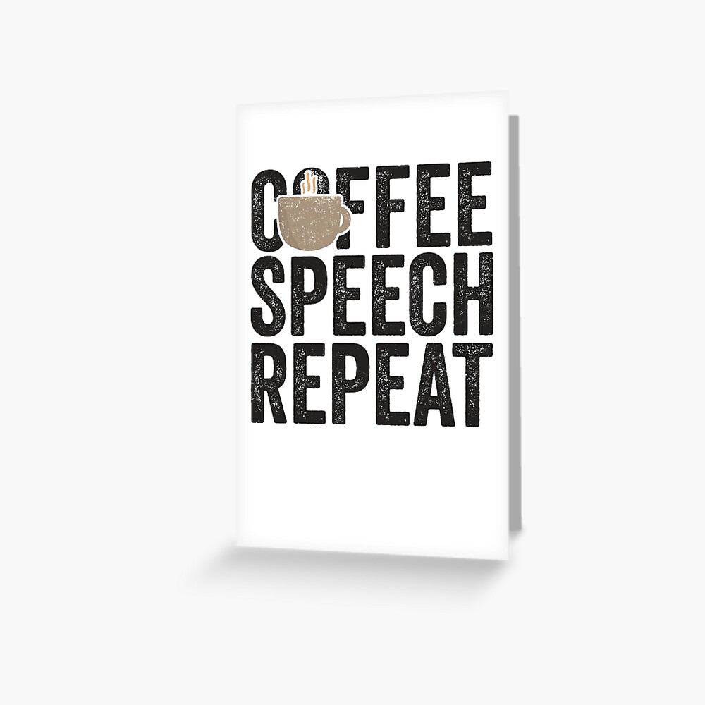 Coffee speech picture