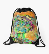 Sin Grin Drawstring Bag