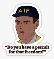 Permit for Freedom Sticker