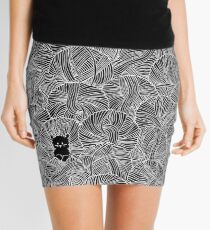 Yarn Ball Pit in Black Mini Skirt