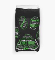 Chat Noir Duvet Cover